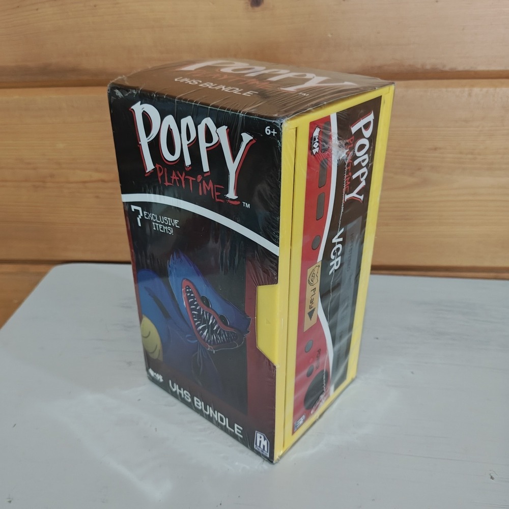 Poppy Playtime VHS Bundle 7 Exclusive Items Phatmojo Mob Games New Sealed C4
